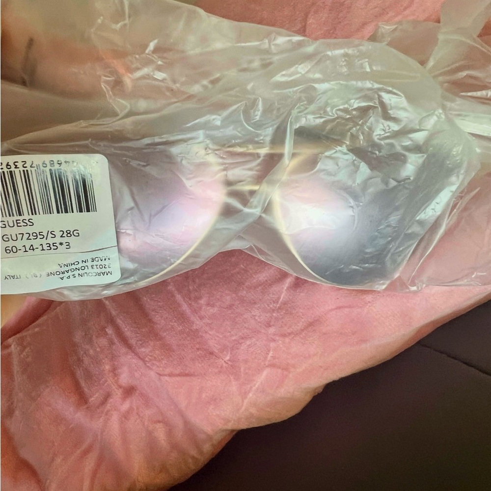 Guess Pink Lens & Arms Underwire Bra NWT